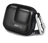FiTSTILL Mini Funda de Transporte Negra para Go Pro Hero 11/10/9/8/7/(2018)/6/5 Negro, Funda rígida de Almacenamiento de Viaje para dji Osmo Action 2, AKASO, Campark, YI Action Camera y más