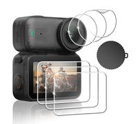 FiTSTILL Protector de pantalla para DJI Osmo Nano compuesto por protector de pantalla, protector de lente PET y cubierta de silicona de dureza 9H, ultra alta definición, accesorios dji osmo nano.