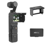 FitStill Screen Mini Blackout Funda para DJI Osmo Pocket 3 Antideslumbrante Antirreflectante, Accesorios Pocket 3 Protector de Pantalla Giratoria Se adapta a tu cuerpo