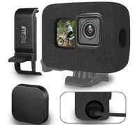 FitStill Windslayer Cover Silenciador Resistente al Viento Carcasa Marco Caso para Gopro Hero 11/10/9 Espuma Negra Reducción de Ruido de Viento Esponja Accesorios de Video para grabación de Audio