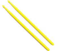 FITSTIX Baquetas para clases de entrenamiento físico y aeróbico, baquetas de batería, diseño fuerte y ligero que son una adición divertida a cualquier rutina de ejercicio o clase. (Amarillo)