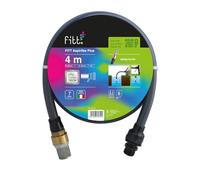 FITT ASPIRFLEX PLUS 4 m - Manguera para Aspiración del Agua, para Conexión a Bombas, con Filtro de Latón, Gris