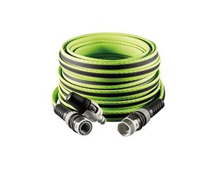 FITT FORCE 25 m, Manguera de Agua para Riego de Jardín, Ligera, Resistente y Compacta, para Uso Intensivo, con Lanza, color Lime, -43% CO2e