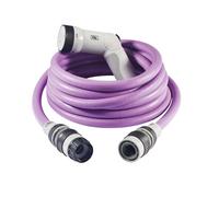 FITT IKON 20 m - Manguera de Agua de Jardín, Extensible, Compacta, Ligera y Lista para usar, con Pistola Multichorro, Lavanda
