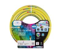 FITT NTS Yellow 1/2" (12,5mm) 15m - Manguera para Riego de Jardín, Robusta para Uso Intensivo