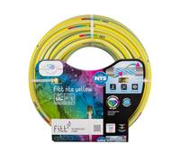 FITT NTS Yellow 1/2" (12,5mm) 50m - Manguera para Riego de Jardín, Robusta para Uso Intensivo