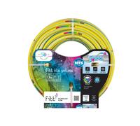 FITT NTS YELLOW 3/4" (19mm) 15m - Manguera para Riego de Jardín, Robusta para Uso Intensivo