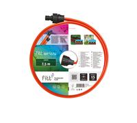 FITT SPRIZZY 7,5m - Manguera microperforada de tres vías para Regar a chorro y i