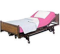 Fitted Hospital Bed Sheet, Twin Extra-Long 36"X80"X10" Soft and Comfy 100% Cotton Twin XL by Crescent Bedding (Twin XL, Pink)