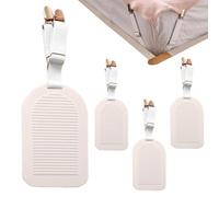 Fitted Sheet Straps, Adjustable Bed Fasteners, 20x12cm/7.87x4.72 Inches Non-Slip Mattress Clips, Grip Fabric Firmly, Comfortable Sleep, Cooling Mat Holder for Home