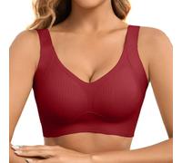 Fittingirls Sujetador para Mujer Zero Feel Bliss, Sin aro Sin Armadura, Tirantes Anchos Ajustables Elásticos, Efecto Invisible Suave Transpirable, Cobertura Total con Buen Soporte
