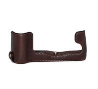 fittings4you CC1805c - Funda para cámara Fujifilm X-T2 (piel sintética), color marrón, marrón, Funda para cámara