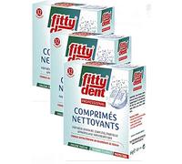 Fittydent - Pastillas limpiadoras (32 unidades, 3 unidades)