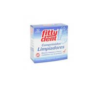 Fittydent super limpieza prótesis dental 32 comp