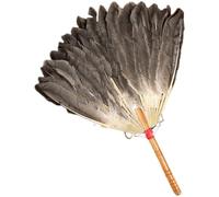 Fituenly Abanico De Plumas Vintage Estilo Chino, Abanico De Mano Zhuge, Abanico De Plumas para Bodas, Fiestas, Bailes, Accesorios para Fotografías, Decoraciones.