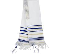 Fituenly Chal De Oración Judío De Israel, Talit Mesiánico, Bufanda De Oración con Borlas, Talit De Oración, Israel, Yeshua, Chal para Hombres Y Mujeres