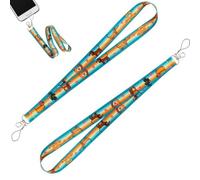 Fituenly Cordones Divertidos para Perro Salchicha, Correa para Cuello para Llave, Insignia De Tarjeta, Llavero De Gimnasio, Cordón, Llavero, Cuerda Colgante Artesanal, 2 Uds.