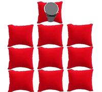 Fituenly Exhibición De Joyería Almohada 10pcs Reloj De Pulsera Organizador De Almacenamiento Franela Reloj Brazalete Pulsera Soporte para Home Store Mall