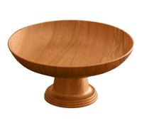 Fituenly Frutero con Vetas De Madera para Cocina | Frutero De Plátano para Cocina | Cuenco De Madera Veteada con Soporte, para Decoración De Mesas, Centro De Mesa De Comedor