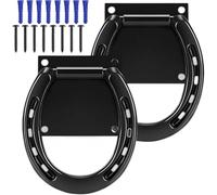 Fituenly Juego De 2 Anillos De Amarre para Caballos, Anillos De Amarre De Repuesto para Bloque, Suministros para Establos, Establos, Equitación Y Ganado.