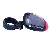 Fituenly Luces traseras Impermeables para Bicicleta, Luces traseras LED para Bicicleta de montaña, luz Solar para Poste del Asiento, luz de Advertencia de Seguridad con Abrazadera