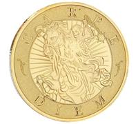 Fituenly Medalla Memento Mori, Carpe Diem, Estoicismo, Monedas De Recuerdo, Moneda Hobo para Coleccionistas