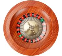 Fituenly Rueda De Ruleta De Madera Dial Digital De 12 Pulgadas Rouleta Rouleta Juego De Mesa Lotería Giratoria De Entretenimiento para Adultos Rouleta Rouleta