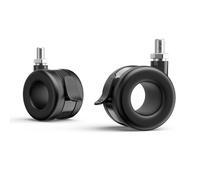 FITUEYES Ruedas para Muebles Hasta 80kg Juego de 4 Ruedas giratorias con freno Rosca M8