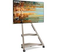 FITUEYES Soporte TV con Ruedas para TV 32 43 50 55 60 65 Pulgadas pie Regulable en Altura Giratorio Suelo Capacidad de 40 kg