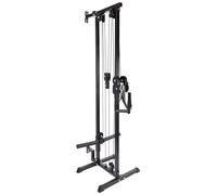 Fitvids Estación de Cable de Montaje en Pared con Sistema de Doble polea Ajustable y estación de Fitness extraíble