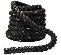 Fitvids SF-BR5020 Cuerda de Batalla, Todos, Negro, 15,24 m