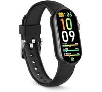 FITVII Ole - Reloj de fitness AMOLED de 1.6 pulgadas con monitor de frecuencia cardíaca y presión arterial 24/7, seguimiento del sueño de oxígeno en sangre, contador de calorías, IP68, impermeable,