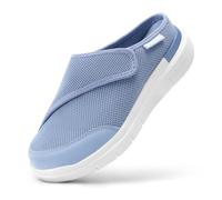 FitVille Zapatillas Diabéticas para Mujeres Extra Anchas Pantuflas Antideslizantes para Pies Hinchados Zapatos Especiales para Diabéticos Aliviar el Dolor de Pies 36 EU X-Ancho