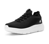 FitVille Zapatillas Hombre Casual Ancho Extra Calzado Transpirable para Caminar Slip On Sneaker Negro 49 EU Ancho