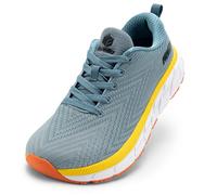 FitVille Zapatillas Running Hombre Extra Anchas Sneakers Ligeros Deportivas Respirable Zapato Caminar para Interior Exterior Azul Oscuro con Negro 42.5 EU Ancho