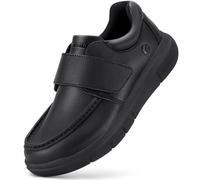 FitVille Zapatos Diabéticos Hombre Extra Anchos Mocasines Piel Comodos Casual Zapatillas Cuero Hombre para Pies Hinchados Trabajo Negro 47 EU Ancho