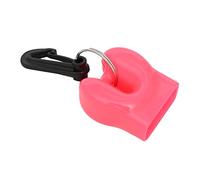 FITYLE Portátil Scuba Snorkel Buceo regulador Boquilla Cubierta Tapa a Prueba de Polvo con Clip Colgante, Rosa