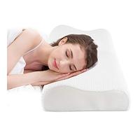Fityou Almohada Viscoelastica, Almohada Cervical Antiacaros con 3D Malla, Almohada Ortopedica Diseño Ergonómico Terapéutico Reduce Dolores Cervicales, Funda de Bambú Extraíble y Lavable