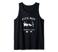 Fitz Roy Argentina Chile Cerro Chaltén Recuerdo Montaña Camiseta sin Mangas