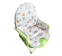 Fitzulam Chicco - Cojín de silla para asiento elevador Chicco, fundas de asiento de bebé acolchadas, portátiles, plegables para niños pequeños (gris)