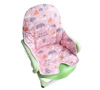 Fitzulam Cojín para silla elevador Chicco, fundas de asiento de bebé, de algodón, acolchadas, portátiles, plegables, para niños pequeños, color rosa