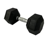 FIURI Mancuerna Hexagonal, Pesas para Ejercicio en Casa o Entrenar en Gimnasio, para Crossfit, Musculación y Entrenamiento Funcional, Mancuerna para Fitness, Hit - 15 Kg