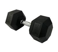 FIURI Mancuerna Hexagonal, Pesas para Ejercicio en Casa o Entrenar en Gimnasio, para Crossfit, Musculación y Entrenamiento Funcional, Mancuerna para Fitness, Hit - 25 Kg