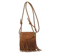 FIUTEKO Bolso de Mujer con Flecos Estilo Boho,Bandolera Vintage Años 70 de Gamuza Suave Bolso De Ante con Flecos Y Borlas Bolso Hippie Marrón para Festival Fiesta Viajes Look Retro
