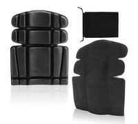 FIUTEKO Rodilleras de trabajo EVA,Set de 2 con bolsa de transporte Protectores ligeros y duraderos para albañilería jardín bricolaje y construcción pour pantalon de travail pantalon Salopette