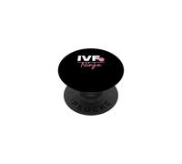 FIV Ninja Fertilización in vitro Escuadrón de FIV Fertilidad Enfermera PopSockets PopGrip Adhesivo