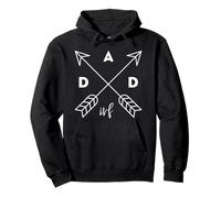 FIV Papá Fertilidad Paternidad Boho Flechas Bohemian Daddy Sudadera con Capucha