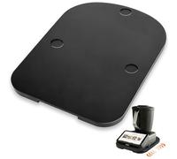 FIVAVA Tabla deslizante para Thermomix TM7, tabla para Thermomix con ruedas, tabla de bambú fácil deslizante, accesorios para tabla deslizante, pies de goma antideslizantes amortiguadores, color negro