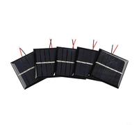 Five 0 paneles solares epoxi fotovoltaicos de 45 W 3 V con alambre para generación de energía renovable a pequeña escala
