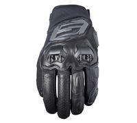 Five 830100 Gants de Moto Sport Courts, SF3, Protection 1KP Souplesse Ventilation, Noir, S